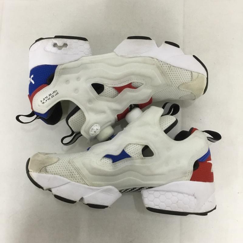 リーボック Reebok スニーカー スニーカー FW4756 INSTAPUMP FURY CITY PACK SEOUL US4.5 US：4.5 ロゴ、文字 白 / ホワイト / X 青 / ブルー / X 赤 / レッド /  レディース USED 古着 中古 10141035