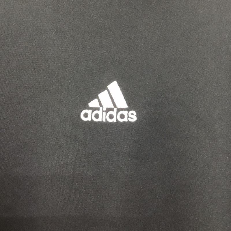 アディダス adidas トレーナー 長袖 ej8712 長袖スウェット クルーネック スポーツウェア M ロゴ、文字 黒 / ブラック /  メンズ USED 古着 中古 10139877