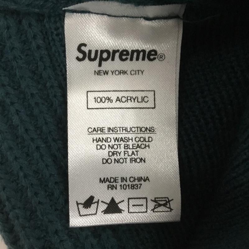 シュプリーム Supreme 帽子 ニット帽 Paneled Seam Beanie 20AW 20FW ロゴ、文字 緑 / グリーン /  メンズ USED 古着 中古 10124280