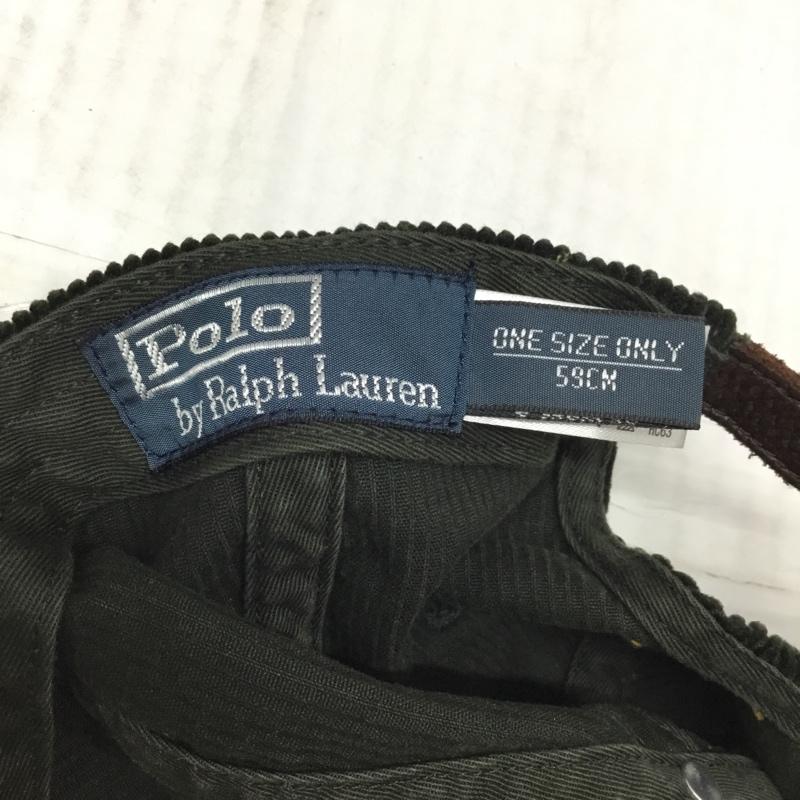 ポロバイラルフローレン Polo by RALPH LAUREN 帽子 キャップ コーデュロイ ワンポイント カーキ / カーキ /  メンズ USED 古着 中古 10109747