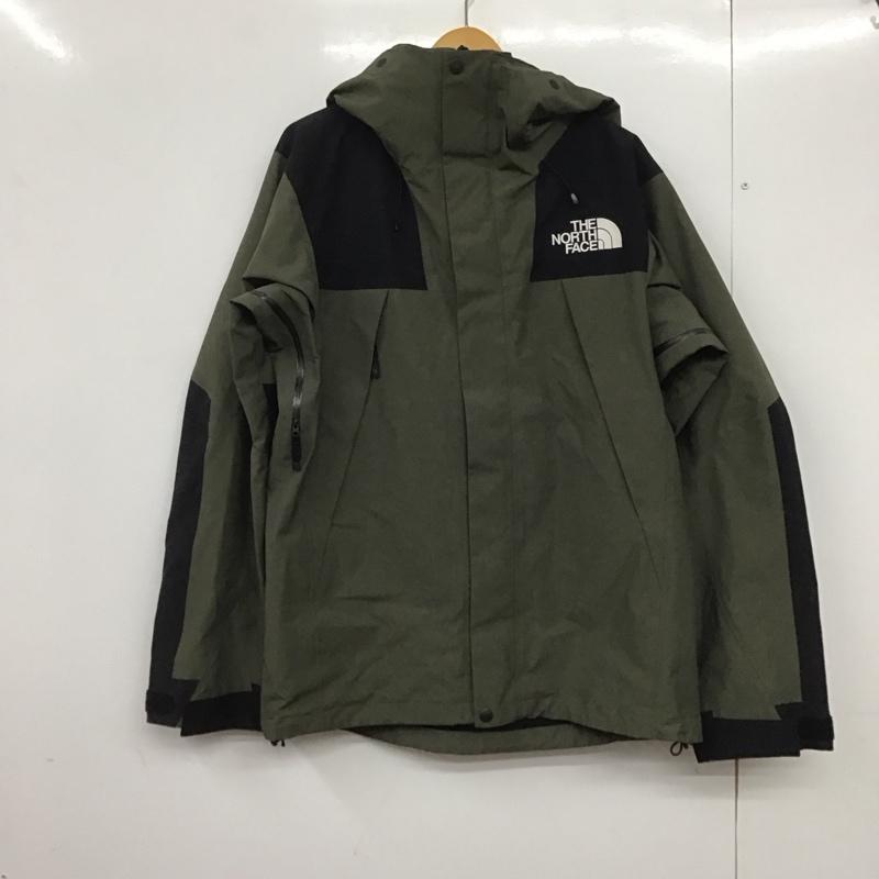 ザノースフェイス THE NORTH FACE ジャケット、上着 ジャケット、ブレザー np61800 マウンテンジャケット ジップアップジャケット L ロゴ、文字 カーキ / カーキ /  メンズ USED 古着 中古 10146425