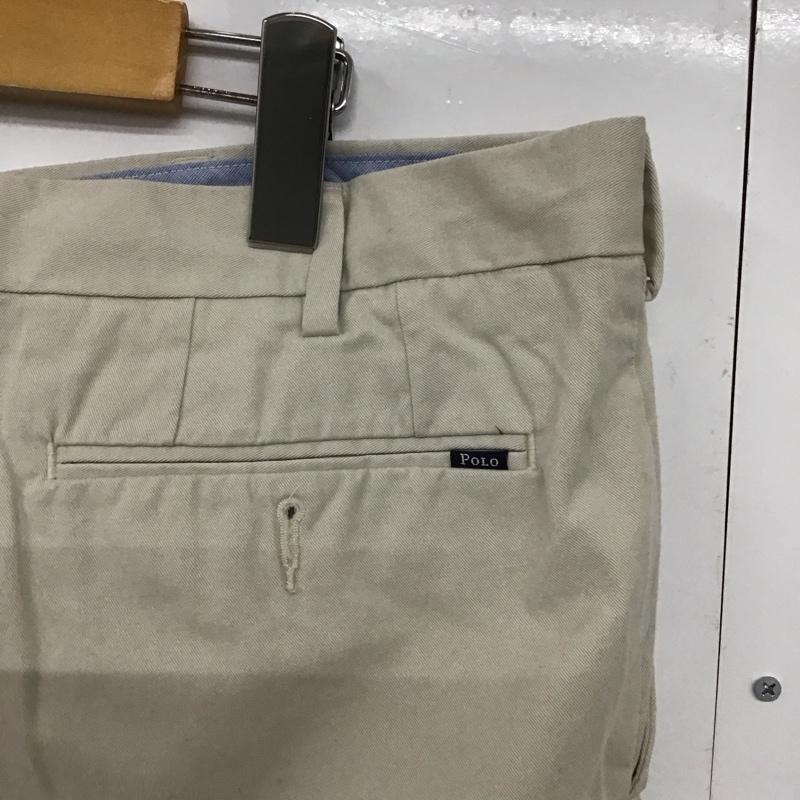 ポロラルフローレン POLO RALPH LAUREN パンツ チノパン チノパン ワイドパンツ カジュアルパンツ 36 無地 アイボリー / アイボリー /  メンズ USED 古着 中古 10140997
