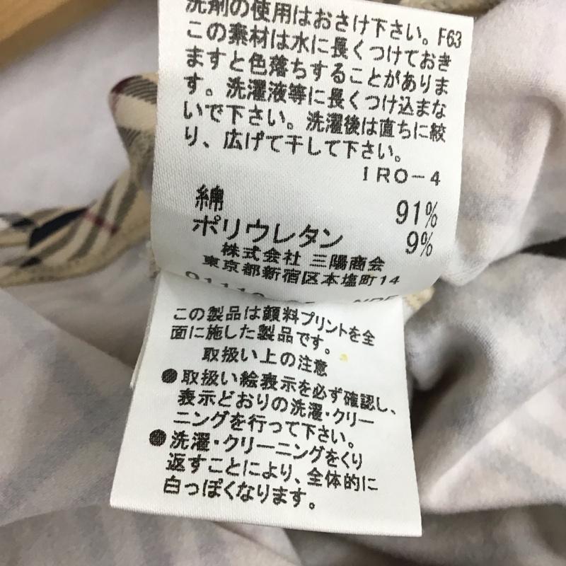 バーバリー BURBERRY Tシャツ 七分袖 2 チェック マルチカラー / マルチカラー /  レディース USED 古着 中古 10134644