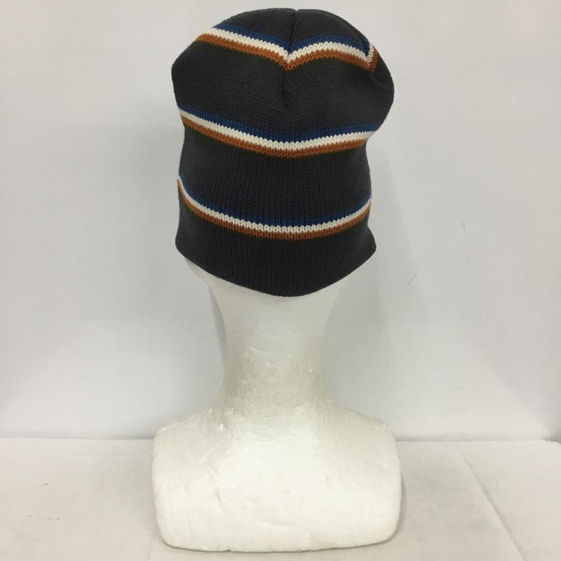 ステューシー STUSSY 帽子 ニット帽 90年代 マルチボーダー ロゴ、文字 マルチカラー / マルチカラー /  メンズ USED 古着 中古 10137140