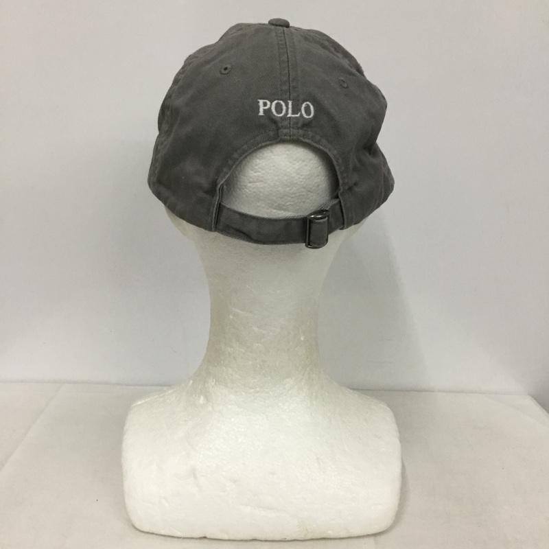 ポロバイラルフローレン Polo by RALPH LAUREN 帽子 キャップ コットン ワンポイント 灰 / グレー /  レディース USED 古着 中古 10141645