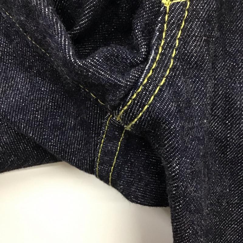 ザリアルマッコイズ THE REAL McCOY S パンツ デニム、ジーンズ デニムパンツ ストレートパンツ ワイドパンツ カジュアルパンツ 36 無地 インディゴ / インディゴ /  メンズ USED 古着 中古 10115390