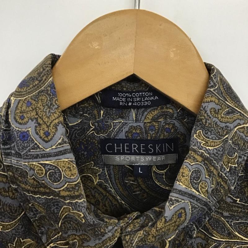 古着 USED シャツ、ブラウス 長袖 長袖シャツ プリントシャツ カラーシャツ L プリント マルチカラー / マルチカラー /  メンズ USED 古着 中古 10148258