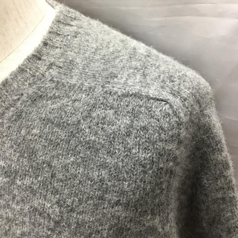 古着 USED ニット、セーター 長袖 長袖ニットカットソー ニット セーター クルーネックニット scottson 38 無地 灰 / グレー /  メンズ USED 古着 中古 10118631
