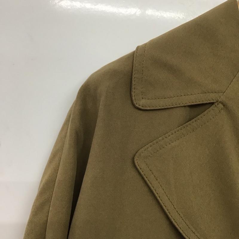ザラ ZARA コート コート一般 0518 053 751 ロングコート 薄手コート M 無地 ベージュ / ベージュ /  レディース USED 古着 中古 10142261