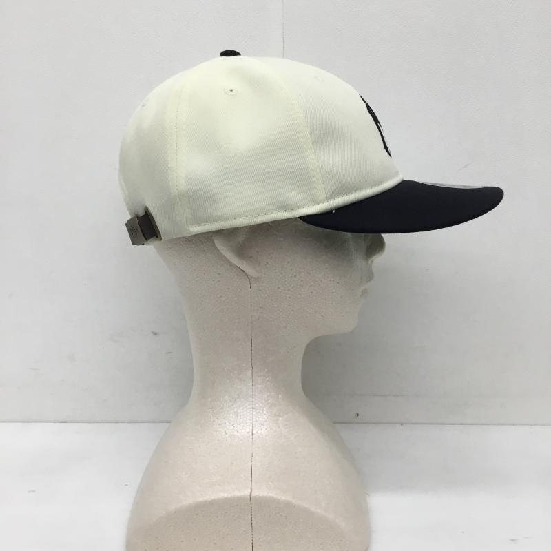 ニューエラ NEW ERA 帽子 キャップ ニューヨークヤンキース ロゴ、文字 アイボリー / アイボリー / X 紺 / ネイビー /  メンズ USED 古着 中古 10129684