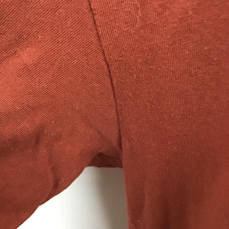 モンベル mont-bell カットソー 長袖 長袖カットソー プリントカットソー クルーネック L ロゴ、文字 茶 / ブラウン /  メンズ USED 古着 中古 10124911