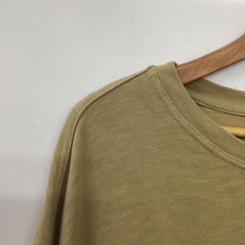 チャムス CHUMS カットソー 長袖 長袖カットソー クルーネックカットソー プリントカットソー M ロゴ、文字 ベージュ / ベージュ /  メンズ USED 古着 中古 10144948