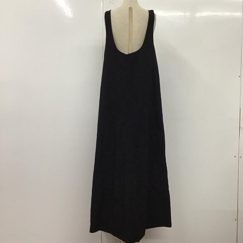 ザラ ZARA ワンピース ロングスカート L 無地 黒 / ブラック /  レディース USED 古着 中古 10122271