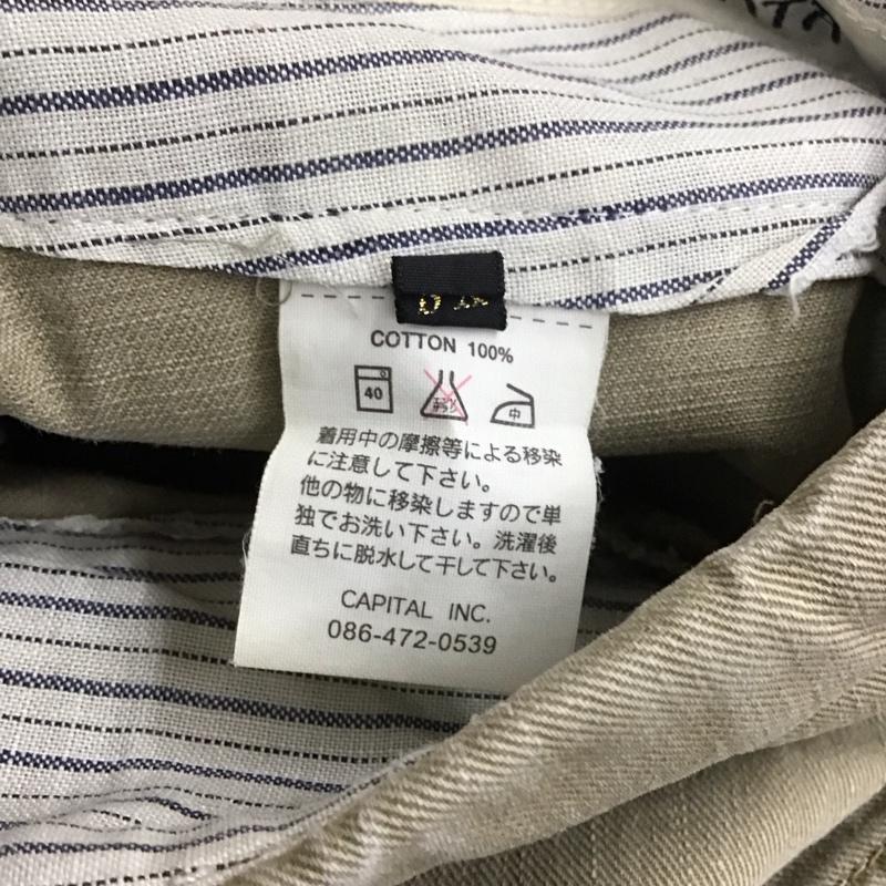 キャピタル KAPITAL ボトムス ボトムス ガウチョパンツ クロップド丈 XS 無地 ベージュ / ベージュ /  レディース USED 古着 中古 10113670