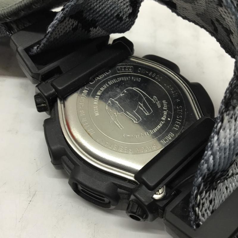 ジーショック G-SHOCK 腕時計 デジタル DW-8800 マサイマラ ロゴ、文字 黒 / ブラック /  メンズ USED 古着 中古 10106392