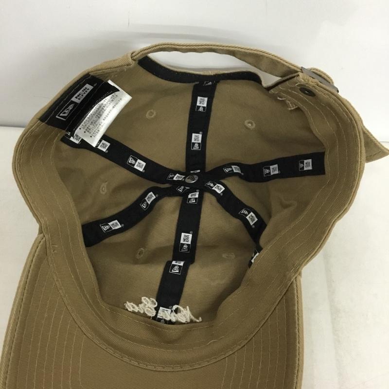 ニューエラ NEW ERA 帽子 キャップ コットン ロゴ、文字 ベージュ / ベージュ /  メンズ USED 古着 中古 10149469