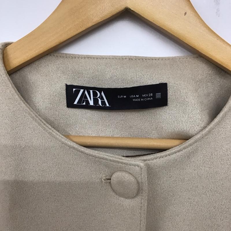ザラ ZARA ジャケット、上着 ジャケット、ブレザー M 無地 ベージュ / ベージュ /  レディース USED 古着 中古 10139384