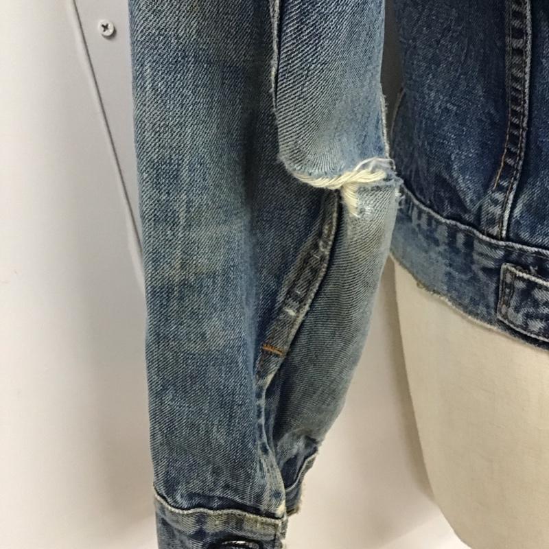 リーバイス Levi s ジャケット、上着 ジャケット、ブレザー デニムジャケット カラージャケット 長袖ジャケット ブルゾン Gジャン 無地 インディゴ / インディゴ /  メンズ USED 古着 中古 10124201