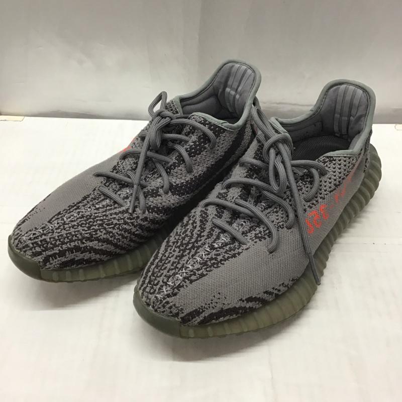 アディダス adidas スニーカー スニーカー AH2203 YEEZY BOOST 350 V2 28.5cm 28.5cm ロゴ、文字 灰 / グレー /  メンズ USED 古着 中古 10113344