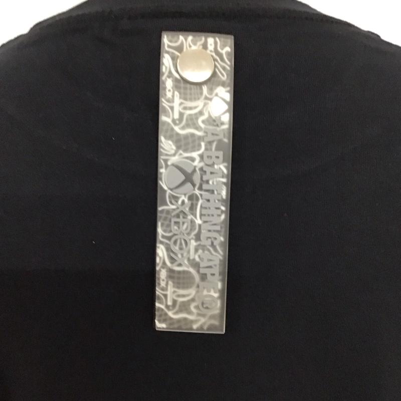 アベイシングエイプ A BATHING APE Tシャツ 半袖 1k73110904 半袖カットソー プリントTシャツ クルーネックカットソー xbox XXL ロゴ、文字 黒 / ブラック /  メンズ USED 古着 中古 10124083