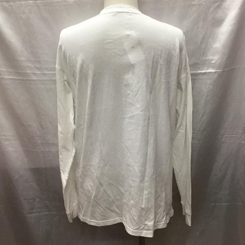 アーバンリサーチ URBAN RESEARCH カットソー 長袖 長袖カットソー クルーネックカットソー ロングスリーブカットソー 40 無地 白 / ホワイト /  メンズ USED 古着 中古 10116266