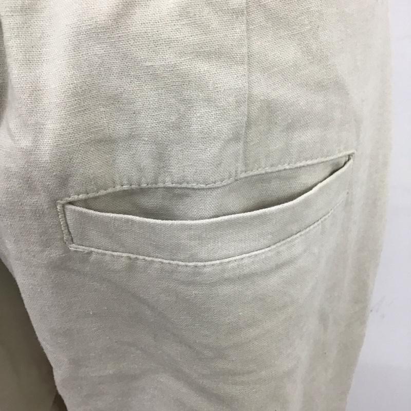 ローリーズファーム LOWRYS FARM パンツ スラックス L 無地 アイボリー / アイボリー /  レディース USED 古着 中古 10108125