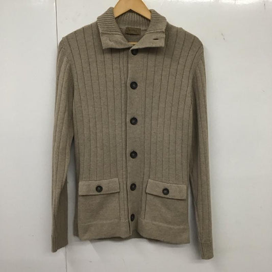 古着 USED カーディガン 長袖 ALPHA STUDIO 無地 ベージュ / ベージュ /  メンズ USED 古着 中古 10134871