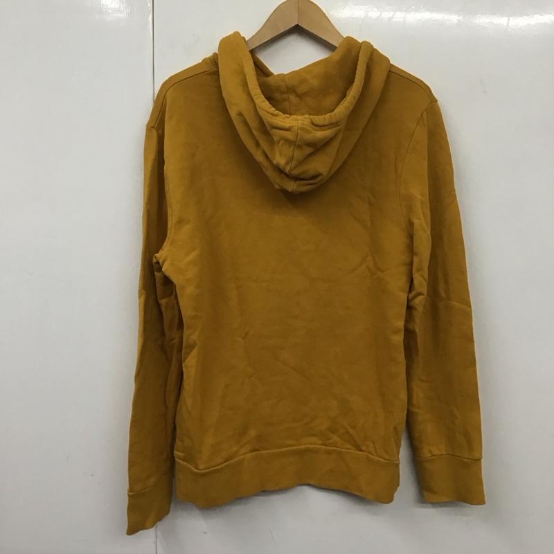 リーバイス Levi s パーカー 長袖 S プリント X ロゴ、文字 黄 / イエロー /  メンズ USED 古着 中古 10131419