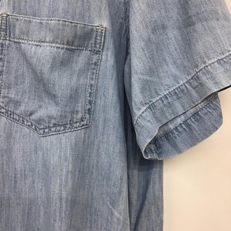 ギャップ GAP ワンピース ひざ丈スカート M 無地 水色 / ライトブルー /  レディース USED 古着 中古 10134198