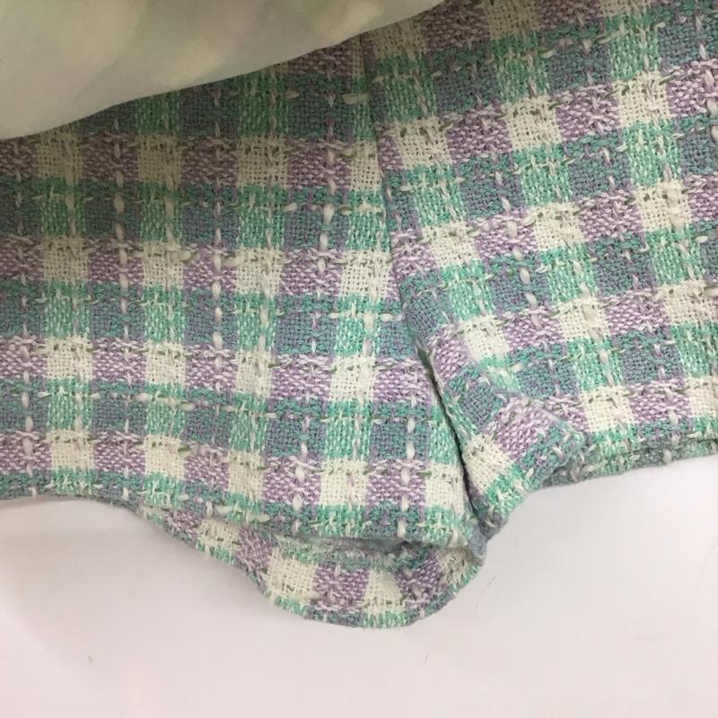 ザラ ZARA パンツ ショートパンツ S チェック マルチカラー / マルチカラー /  レディース USED 古着 中古 10129300