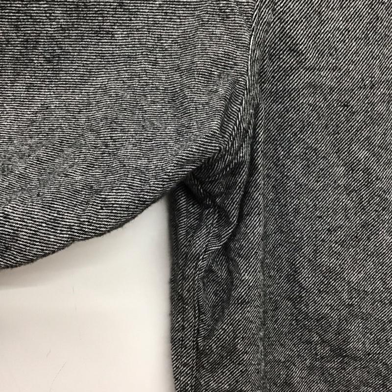 ナノベース nano base シャツ、ブラウス 長袖 長袖シャツ 無地シャツ カラーシャツ L 無地 灰 / グレー /  メンズ USED 古着 中古 10139297