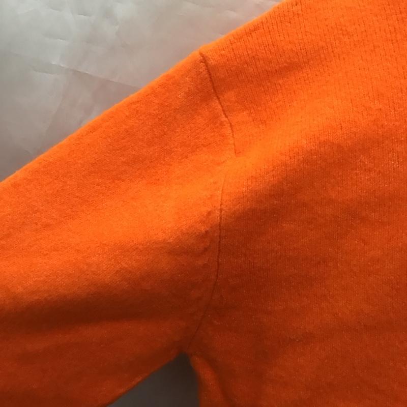 ザラ ZARA ニット、セーター 長袖 5536 135 615 オーバーサイズ M 無地 橙 / オレンジ /  レディース USED 古着 中古 10118407