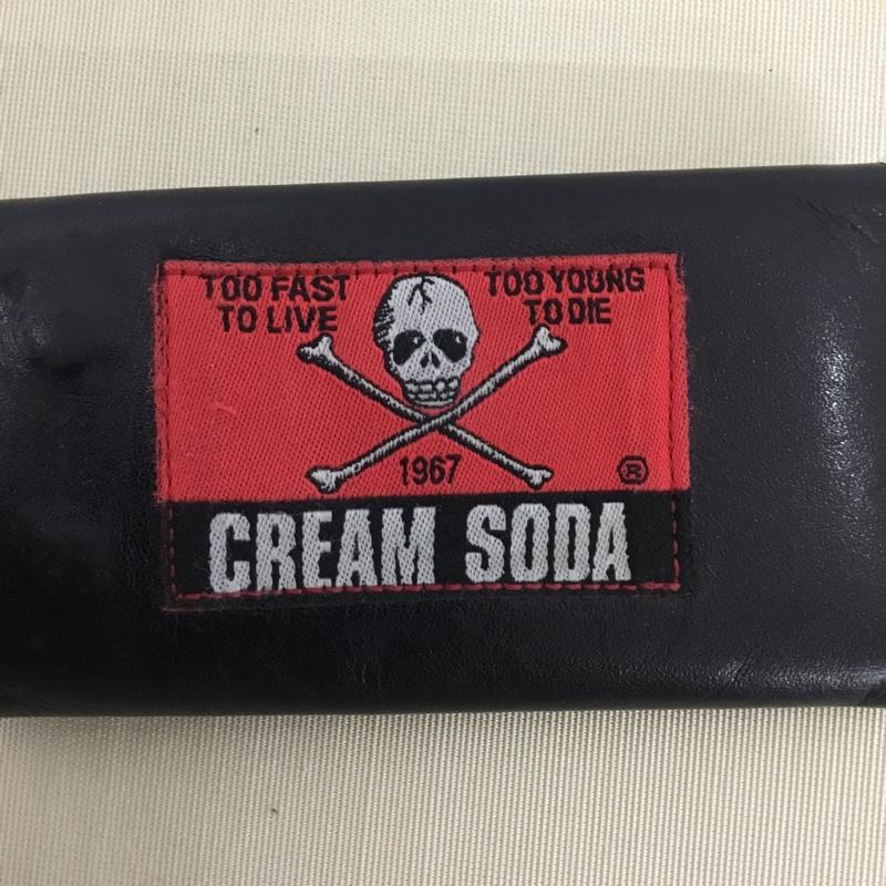 クリームソーダ CREAMSODA キーケース キーケース ドクロ スカル 5連 ロゴ、文字 黒 / ブラック /  メンズ USED 古着 中古 10149235