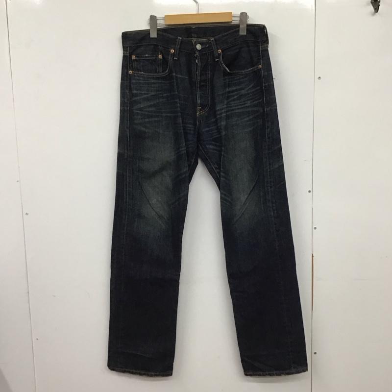 リーバイストラウスアンドコー Levi Strauss & co. パンツ デニム、ジーンズ デニムパンツ ワイドパンツ カジュアルパンツ 32インチ 無地 インディゴ / インディゴ /  メンズ USED 古着 中古 10144923