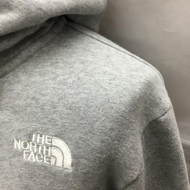 ザノースフェイス THE NORTH FACE パーカー 長袖 nt11530 REARVIEWFULLZIPHOODIE ジップアップパーカー 長袖パーカー フード付きパーカー M ロゴ、文字 灰 / グレー /  メンズ USED 古着 中古 10116122