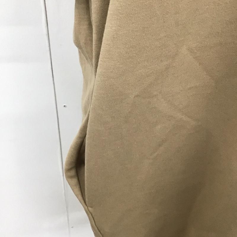 オペークドットクリップ OPAQUE.CLIP ワンピース ひざ丈スカート 637-55217 Vネック タグ付き 40 無地 ベージュ / ベージュ /  レディース USED 古着 中古 10112569