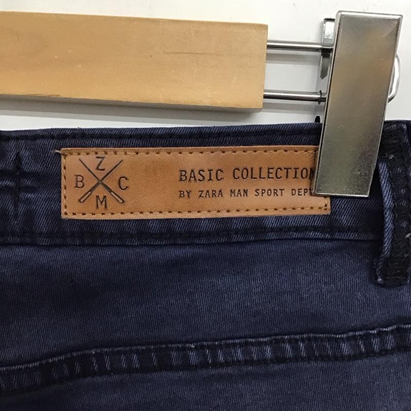 ザラメン ZARA MAN パンツ デニム、ジーンズ デニムパンツ スリムパンツ カジュアルパンツ ストレッチパンツ 38 無地 紺 / ネイビー /  メンズ USED 古着 中古 10143693