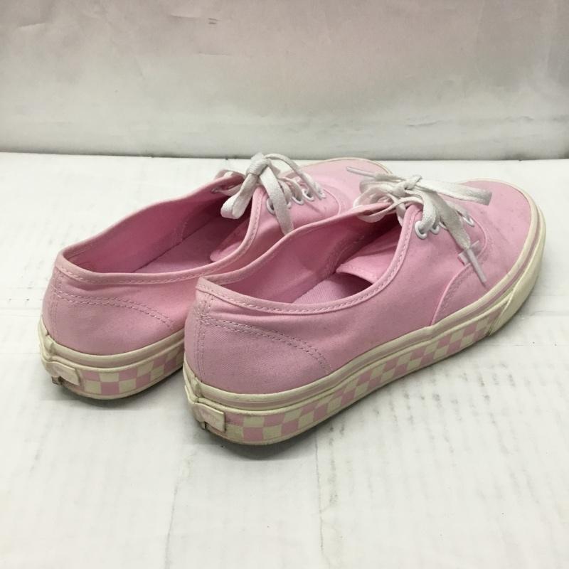 バンズ VANS スニーカー スニーカー 721277 26.5cm チェック 26.5cm ロゴ、文字 桃 / ピンク /  メンズ USED 古着 中古 10106528