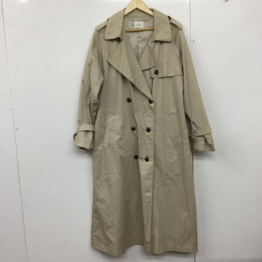 ローリーズファーム LOWRYS FARM ジャケット、上着 ジャケット、ブレザー ロングコート カラージャケット アウター FREE 無地 ベージュ / ベージュ /  レディース USED 古着 中古 10143605