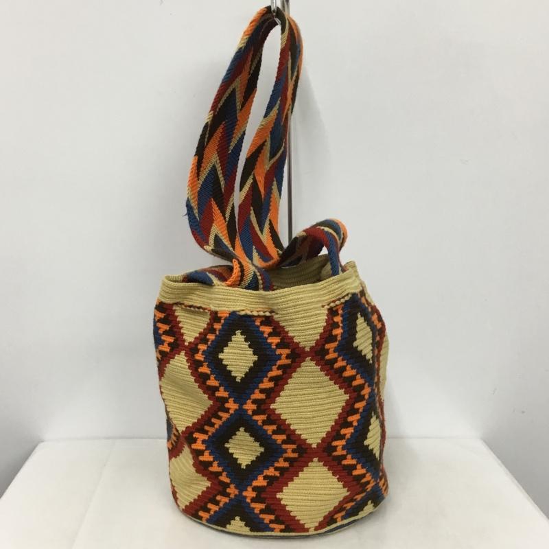 チラバッグス CHILA BAGS ショルダーバッグ ショルダーバッグ バケツ型ショルダーバッグ タッセル 総柄 マルチカラー / マルチカラー /  レディース USED 古着 中古 10142193