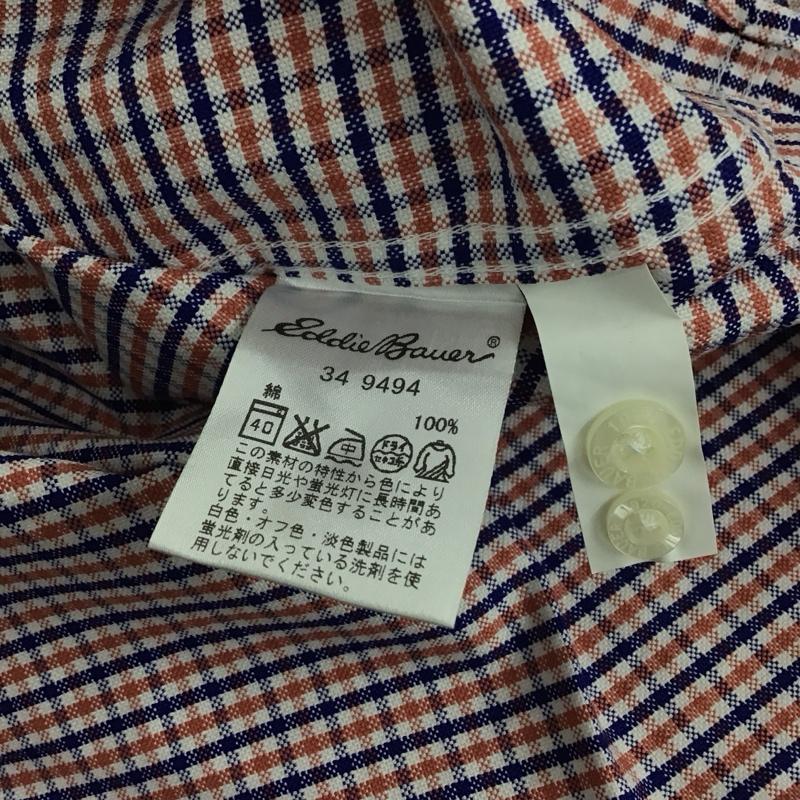 エディーバウアー Eddie Bauer シャツ、ブラウス 半袖 半袖シャツ チェックシャツ ボタンダウンシャツ S チェック マルチカラー / マルチカラー /  メンズ USED 古着 中古 10111277