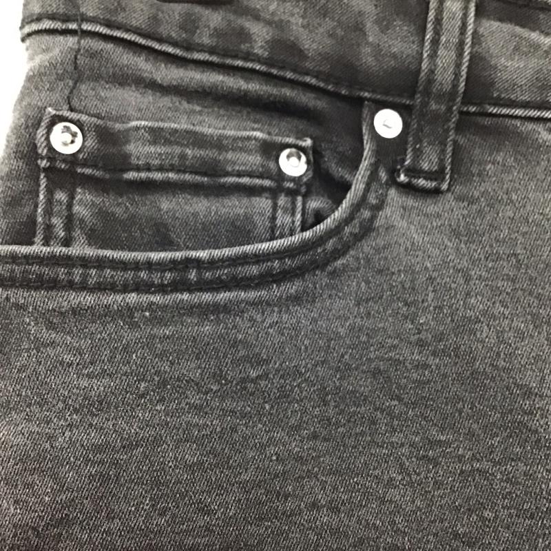 ザラウーマン ZARA WOMAN パンツ デニム、ジーンズ 3432 240 800 スキニー スリム ストレッチ 無地 黒 / ブラック /  レディース USED 古着 中古 10113492