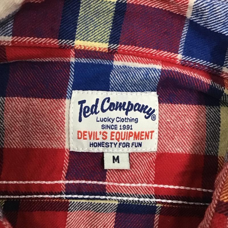 テッドマン TEDMAN シャツ、ブラウス 長袖 長袖シャツ カラーシャツ ポケットシャツ 長袖カットソー チェックシャツ M チェック マルチカラー / マルチカラー /  メンズ USED 古着 中古 10118434