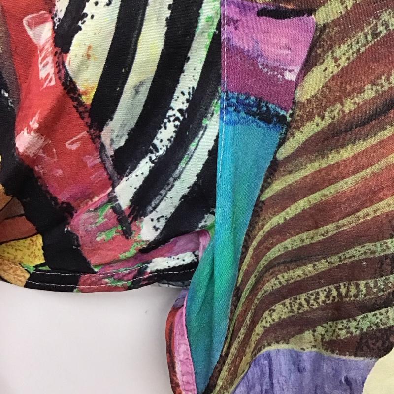 ジュンメン JUNMEN シャツ、ブラウス 半袖 半袖シャツ プリントシャツ ポケットシャツ 80s 90s プリント マルチカラー / マルチカラー /  メンズ USED 古着 中古 10131110