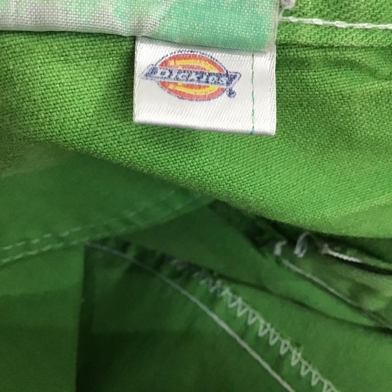 ディッキーズ Dickies パンツ デニム、ジーンズ デニムパンツ ワイドパンツ ストレートパンツ ワークパンツ 無地 緑 / グリーン /  メンズ USED 古着 中古 10105789