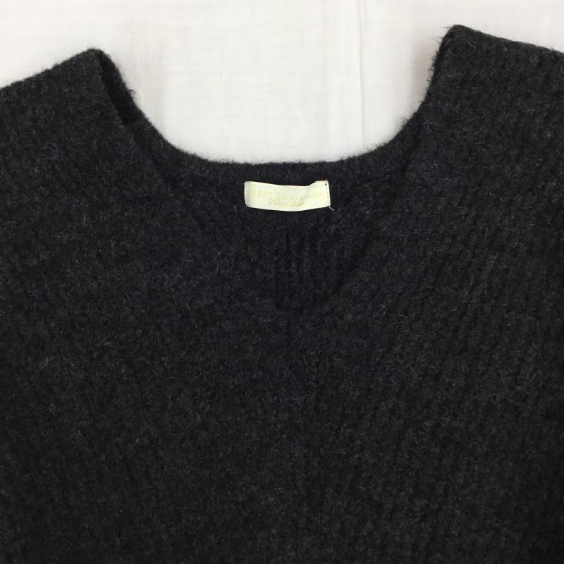 アースミュージックアンドエコロジー earth music&ecology ニット、セーター 長袖 FREE 無地 ダークグレー / ダークグレー /  レディース USED 古着 中古 10142852