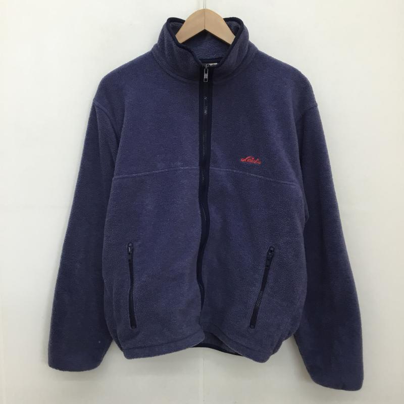 リーバイス Levi s ジャケット、上着 ジャケット、ブレザー USA製 フリースジャケット M ロゴ、文字 紺 / ネイビー /  メンズ USED 古着 中古 10137360