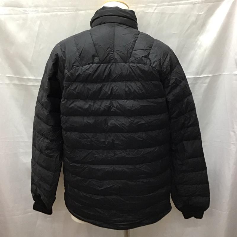 エディーバウアー Eddie Bauer ジャケット、上着 ジャンパー、ブルゾン ジップアップジャケット ジャンパー ジャケット ダウンジャケット アウター M ロゴ、文字 黒 / ブラック /  メンズ USED 古着 中古 10110754