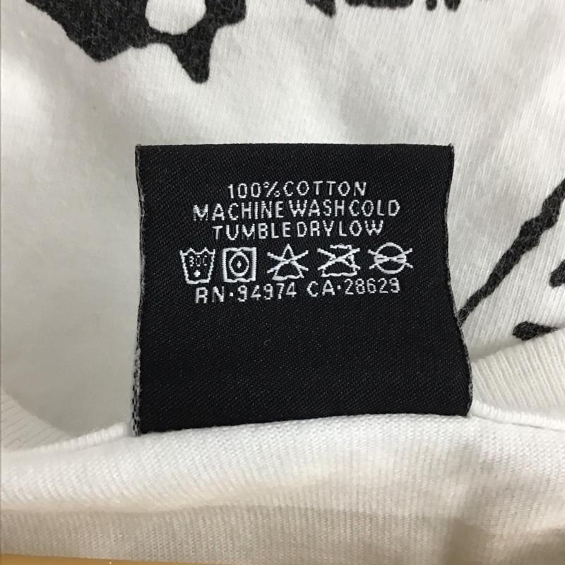 ステューシー STUSSY Tシャツ 半袖 半袖カットソー プリントTシャツ クルーネックカットソー XL ロゴ、文字 白 / ホワイト /  メンズ USED 古着 中古 10136248