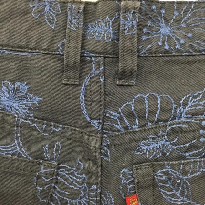 インディアンモトサイクル Indian Motocycle パンツ ショートパンツ ショートパンツ ハーフパンツ カジュアルパンツ 30インチ 刺繍 紺 / ネイビー /  メンズ USED 古着 中古 10110041